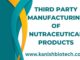Third Party Manufacturing of Nutraceutical Products