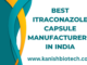 Best Itraconazole Capsule Manufacturers in India
